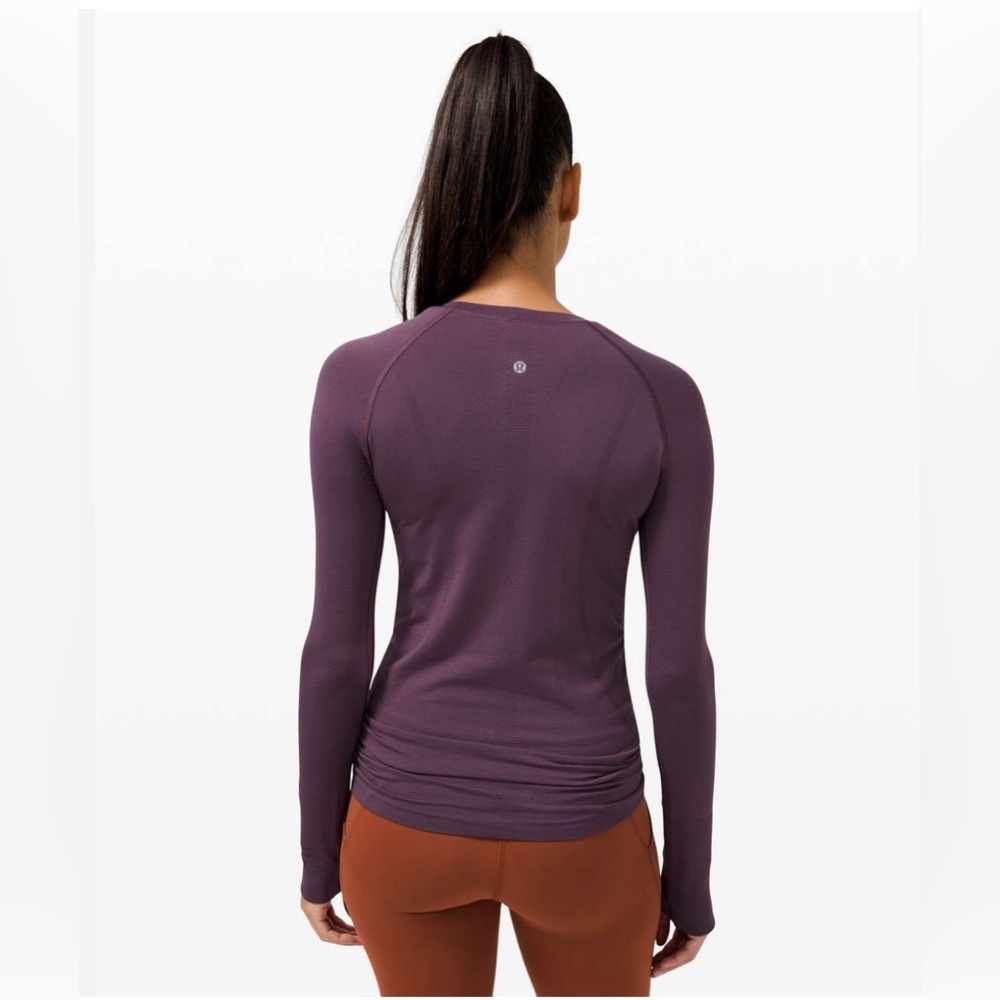 lululemon athletica Deep Purple Long Sleeve Tee